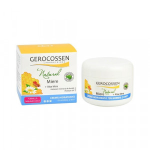 Crema hidratanta ten normal si mixt - Natural Miere, 100 ml, Gerocossen