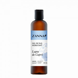 Gel de dus Hidratant cu Lapte de capra, 250ml, Zanna