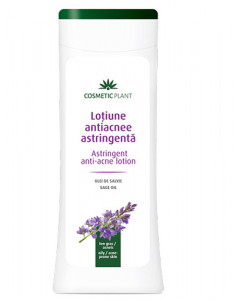Loţiune antiacnee cu ulei de salvie, 200ml, Cosmetic Plant