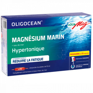 MAGNEZIU MARIN AQUAMAG - OLIGOCEAN, 20 FIOLE X 15ML, 300ML, LABORATOIRES SUPERDIET