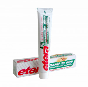 Pasta de dinti Etera cu echinaceea pentru tratamente homeopate, 50ml, Plant Activ