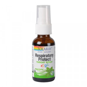 Respiratory Protect Throat Spray KIDZ, 30ml, Solaray