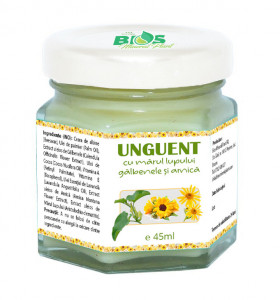 Unguent cu marul lupului, galbenele si arnica, 45ml, Bios Mineral Plant