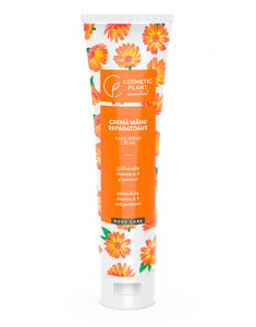Cremă mâini reparatoare cu extract de gălbenele şi vitaminele A, F, şi pantenol, 150ml, Cosmetic Plant