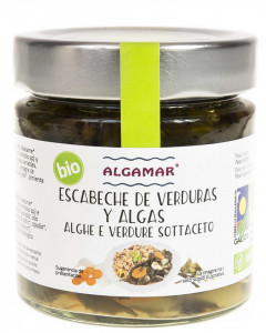 Escabeche de legume si alge marinate eco 190g Algamar