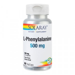 L-Phenylalanine 500mg, 60cps, Solaray