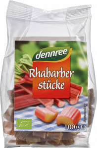 Rubarba confiata bio 100g Dennree