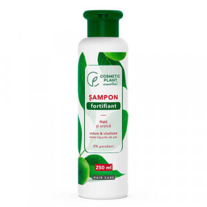 Sampon fortifiant cu nuc si urzica, 250ml, Cosmetic Plant