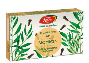 Biomicin (Antibiotic natural), A14, 15cps, Fares