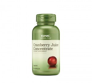 Concentrat din suc de merisor Herbal Plus, 90cps, GNC