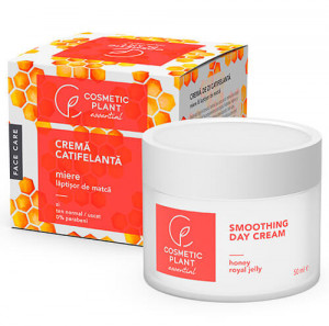 Crema catifelanta de zi cu miere si laptisor de matca, 50ml, Cosmetic Plant