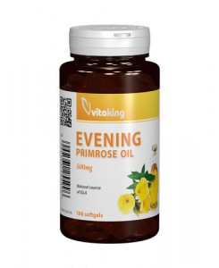 Evening Primrose oil (ulei de primula) 500 mg, 100cps, Vitaking