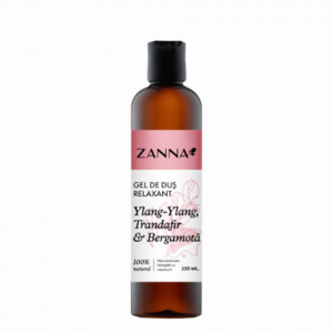Gel de dus Relaxant cu Ylang-Ylang si Bergamota, 250ml, Zanna
