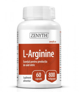 L-Arginine, 60cps, Zenyth Pharmaceuticals