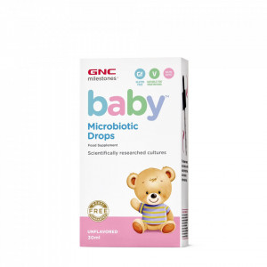 Probiotic picaturi pentru bebelusi Milestones Baby, 30ml, GNC