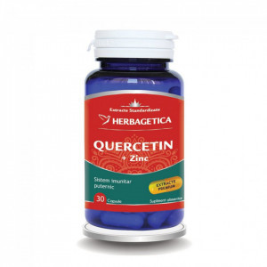 Quercetin+Zinc, 30cps, Herbagetica