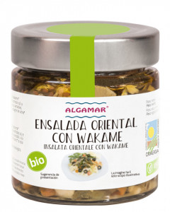 Salata orientala cu alge wakame eco 180g Algamar