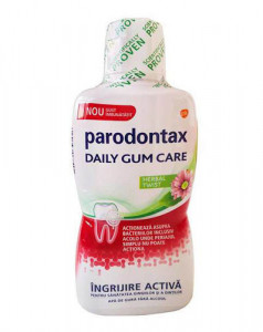 Apa de gura Daily Gum Care Herbal Twist, 500ml, Parodontax