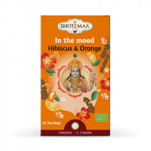 Ceai Shotimaa Chakras - In The Mood - hibiscus si portocale bio 16dz