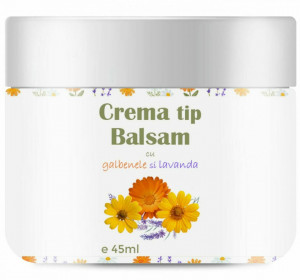 Crema tip Balsam cu Galbenele si Lavanda, 45 ml Bios Mineral Plant
