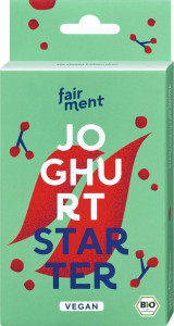 Culturi pentru iaurt vegan bio, Fairment, 3 x 5g