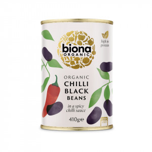Fasole neagra in sos chilli 410g Biona