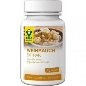 Frankincense (tamaie) extract 500mg, 75 capsule vegane RAAB