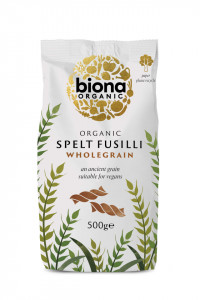 Fusilli din grau spelta integral eco 500g Biona