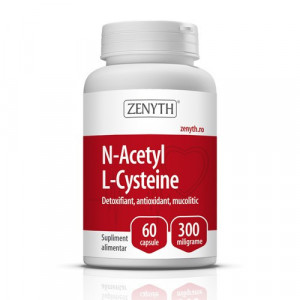 N-Acetyl Cysteine, 60cps, Zenyth Pharmaceuticals