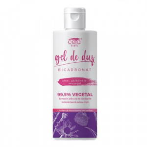 Gel de dus 99.5% vegetal cu bicarbonat, 200ml, Ceta Sibiu