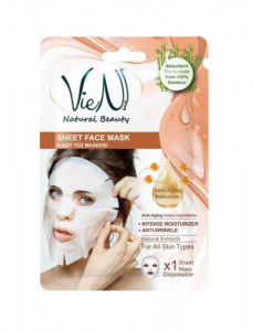 Masca faciala tip servetel anti-aging, 25g, Vien
