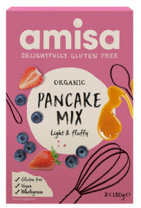 Mix pentru clatite fara gluten eco 2x180g Amisa