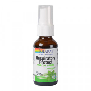 Respiratory Protect Throat Spray, 30ml, Solaray