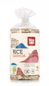 Rondele de orez expandat cu quinoa eco 100g Lima