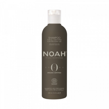 Sampon BIO cu ulei de Marula pentru uz frecvent pentru toate tipurile de par, Noah, 250 ml
