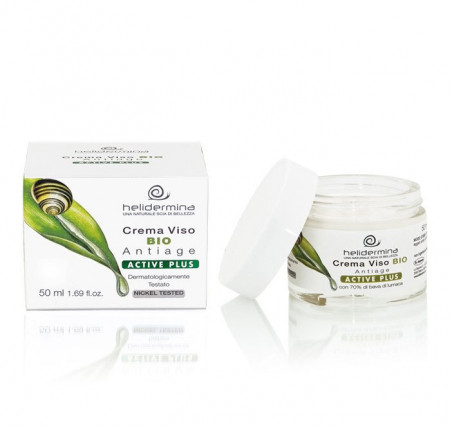 Crema de fata anti-age cu 70% extract de melc BIO, Helidermina, La Dispensa, 50 ml