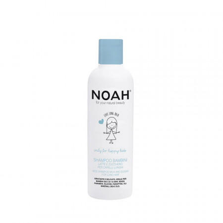 Sampon pentru copii cu lapte & zahar pentru par lung, Noah, 250 ml