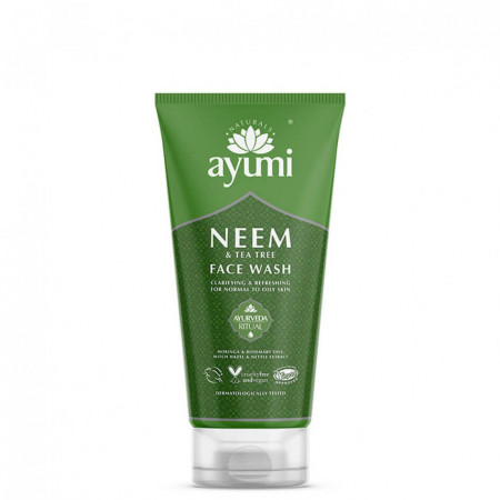 Gel de curatare faciala cu Neem & Tea Tree, Ayumi, 150 ml