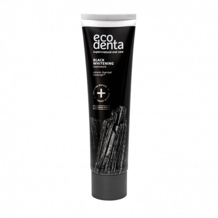 Pasta de dinti pentru albire Extra Black cu carbune si Teavigo, Extra, Ecodenta, 100ml