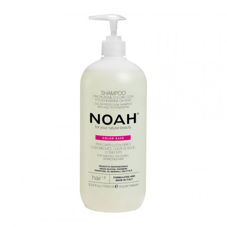 Sampon cu fitocheratina de orez pentru par vopsit (1.6), Noah, 1000ml