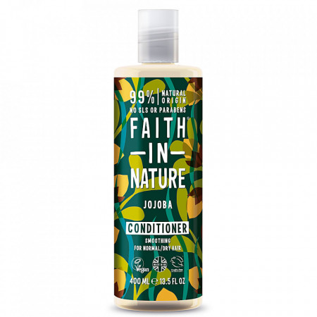 Balsam natural calmant cu jojoba, pentru par normal si deteriorat, Faith in Nature, 400 ml