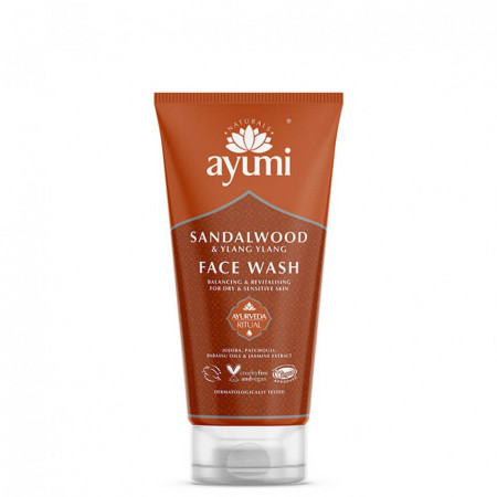 Gel de curatare faciala cu Lemn de Santal si Ylang Ylang, Ayumi, 150 ml