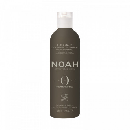 Masca BIO nutritiva cu unt de Murumuru pentru parul foarte uscat si deteriorat, Noah, 250 ml