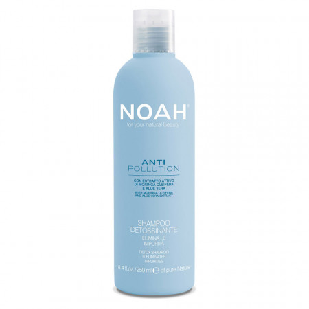 Sampon detoxifiant cu moringa si aloe vera - Anti Pollution, Noah, 250 ml