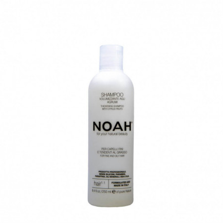 Sampon natural volumizant cu citrice pentru par fin si gras (1.1), Noah, 250 ml