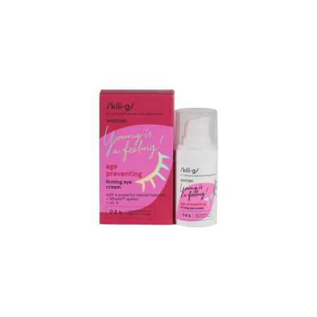 Crema contur de ochi, antirid si fermitate, KILIG WOMAN, 15 ml