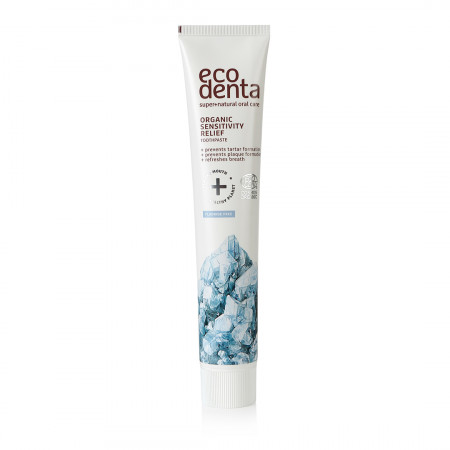 Pasta de dinti organica pentru dinti si gingii sensibile, Ecodenta, 75 ml
