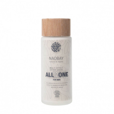 After shave BIO hidratant cu ulei de argan, jojoba si dovleac, All in One - Naobay, 100 ml