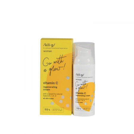 Crema de fata regeneranta cu vitamina C, KILIG WOMAN, 50 ML
