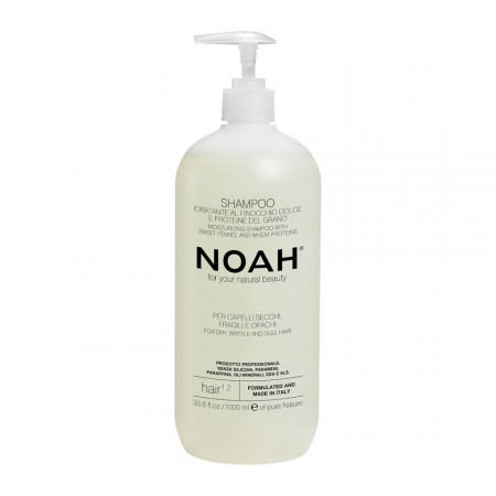 Sampon natural hidratant cu fenicul pentru par uscat, fragil si lipsit de stralucire (1.2), Noah, 1000 ml